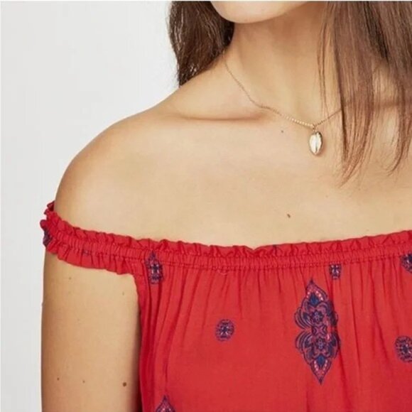 Intimately Free People Women's Talk to Me Trapeze Dress Red Size XS - Picture 2 of 11